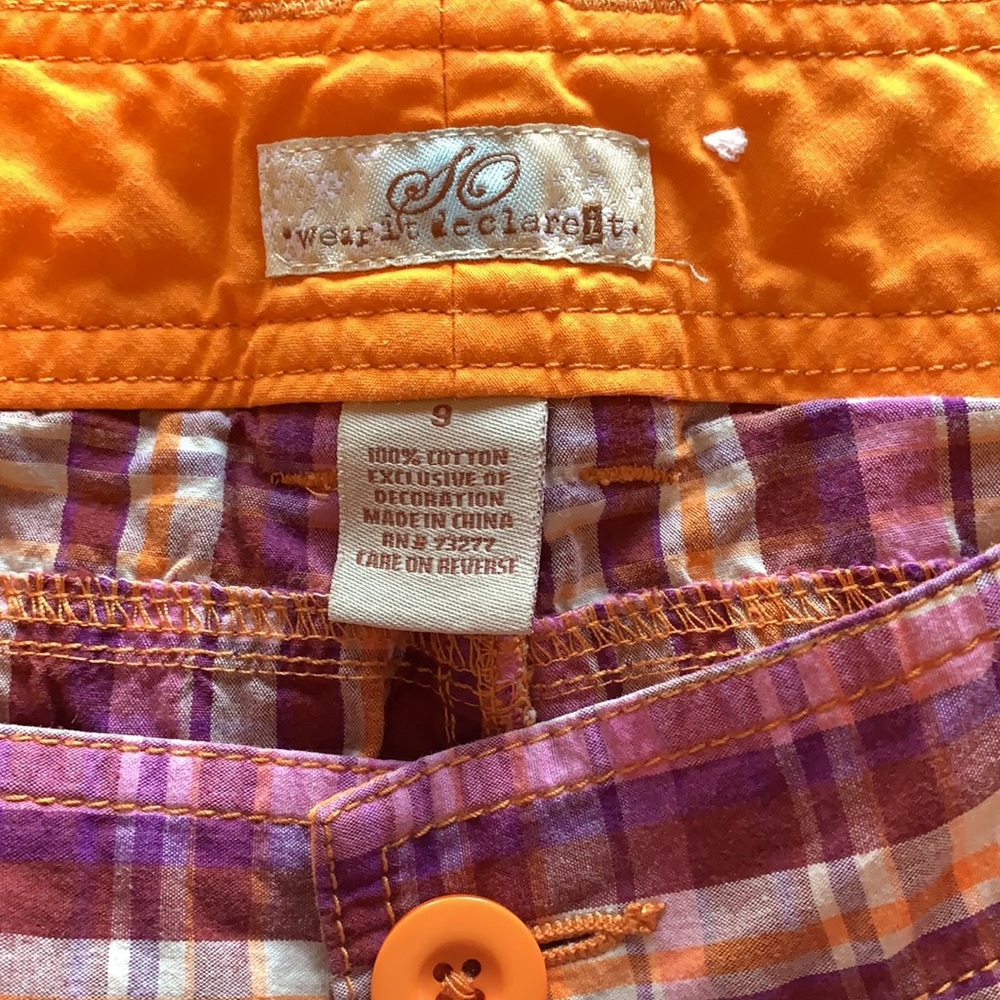 Set of Two Pairs of Plaid Shorts - Picture 5 of 9